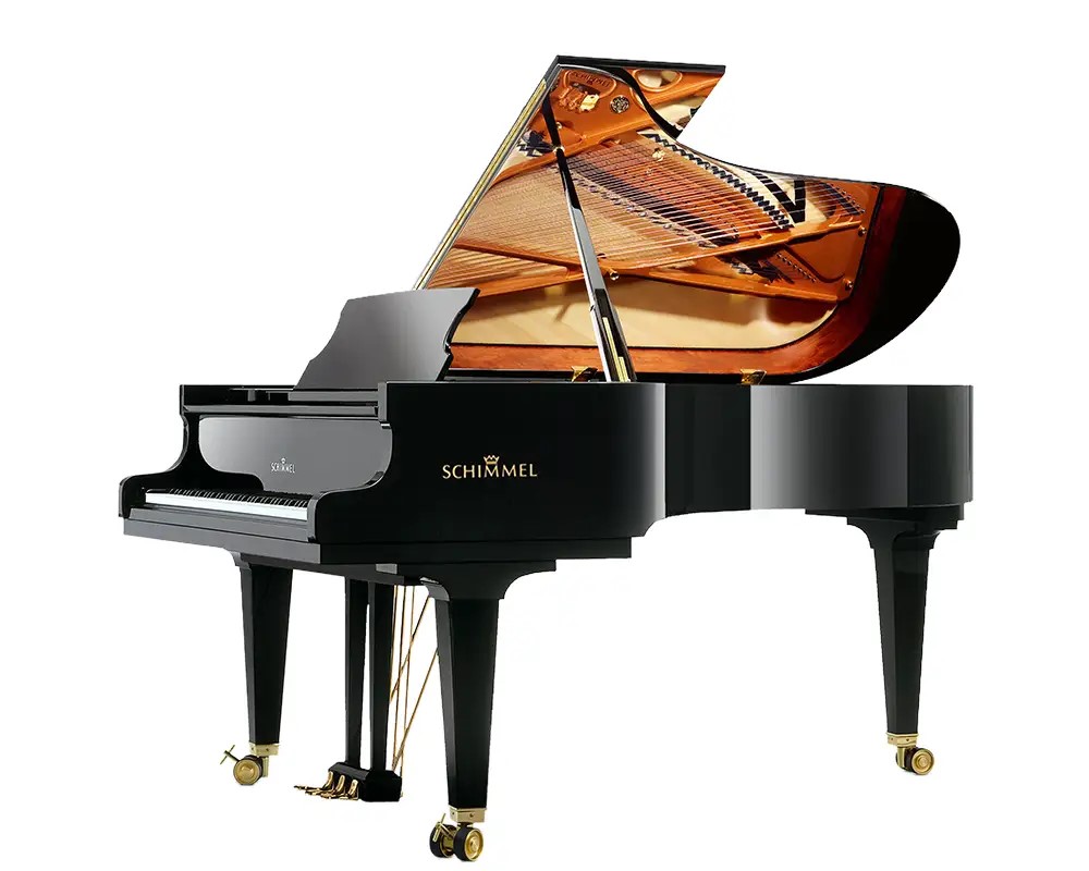 Schimmel K 219 Tradition Flügel schwarz poliert – großer Konzertflügel